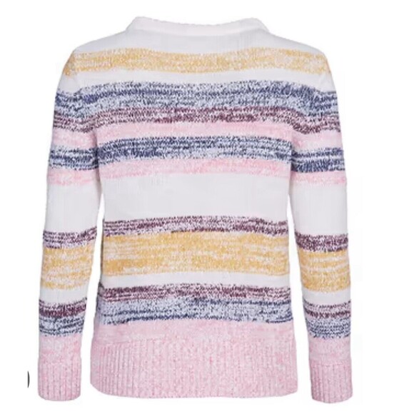 Barbour Aukiet Knit Striped Sweater Sz 12 New - Picture 1 of 7